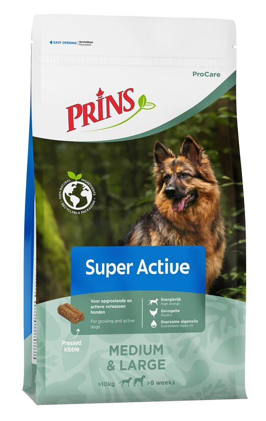 Prins ProCare Super ACTIVE augošiem un aktīviem pieaugušiem suņiem 3 kg - 40% / Der. term. 06.10.25