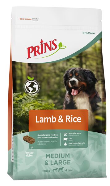 Prins ProCare LAMB & RICE Hypoallergic jutīgiem pieaugušiem suņiem