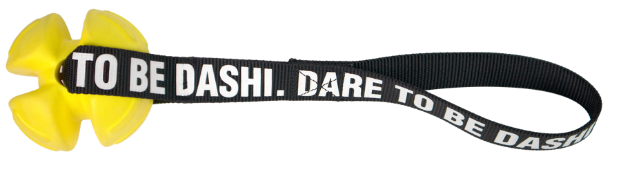 DASHI suņu rotaļlieta - dzeltena TPR bumba